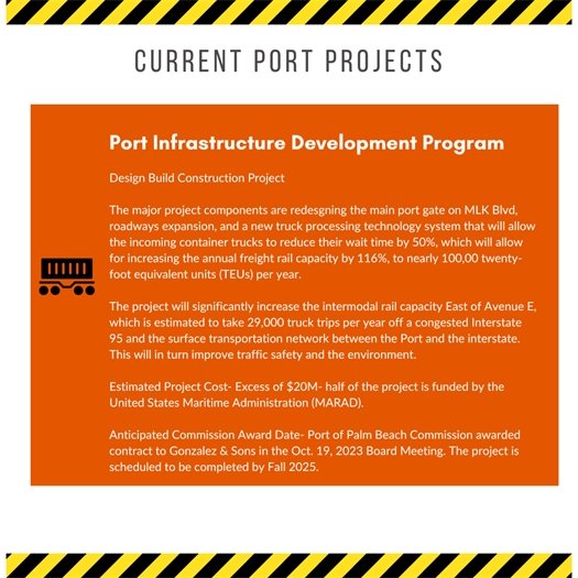 Port Infrastructure Devlopment Program