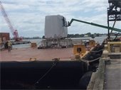 Transformer on barge