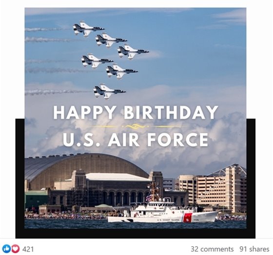 USCG social media post