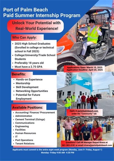 Internship flyer