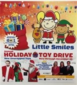 Holiday toy drive flyer