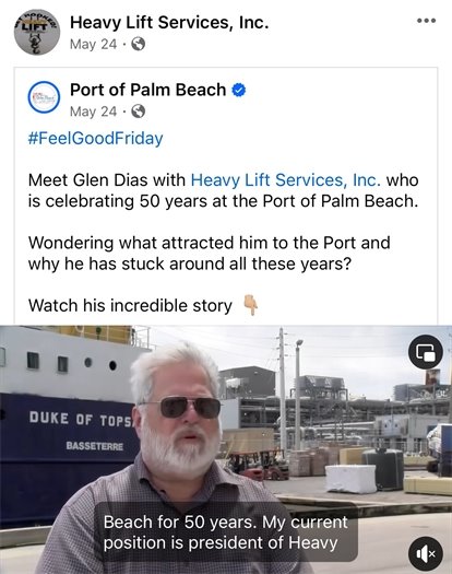 Heavy Lift Services social post