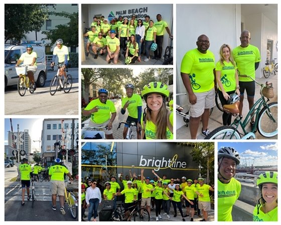 TPA bicycle month ride collage