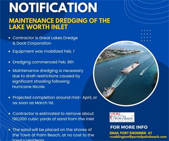 Maintenance Dredging Notification