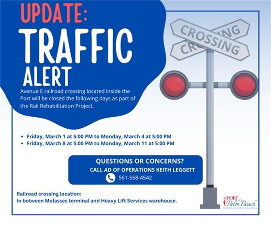 Railroad crossing closure notification