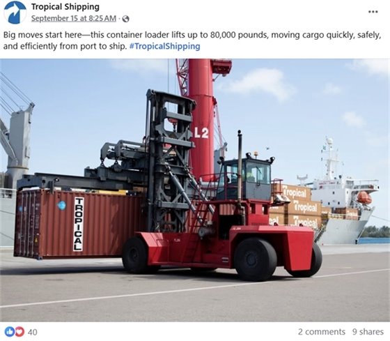 Port of Palm Beach Social Media Buzz