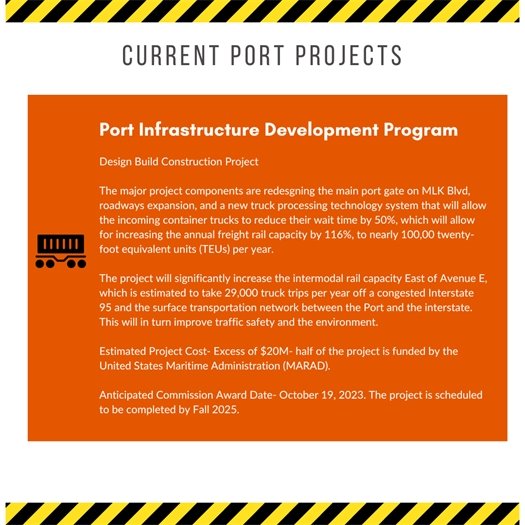 Port Infrastructure Devlopment Program