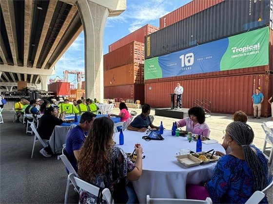 President Tim Martin speaking at celebration