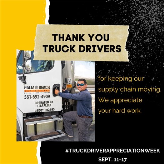 SSI Petroleum and Palm Beach Marine Fuel truck driver Eddie Gomez