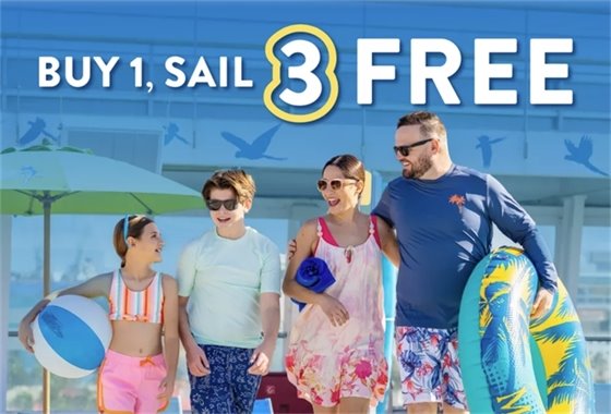 Buy 1, Sail 3 Free