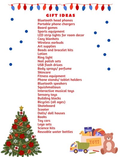 Holiday Toy Drive Flyer Back Page