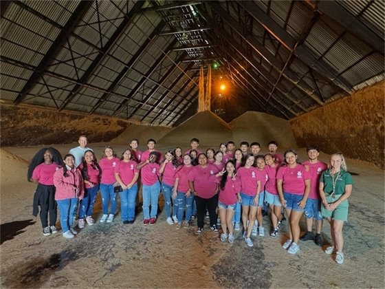 Glades Central students in sugar terminal