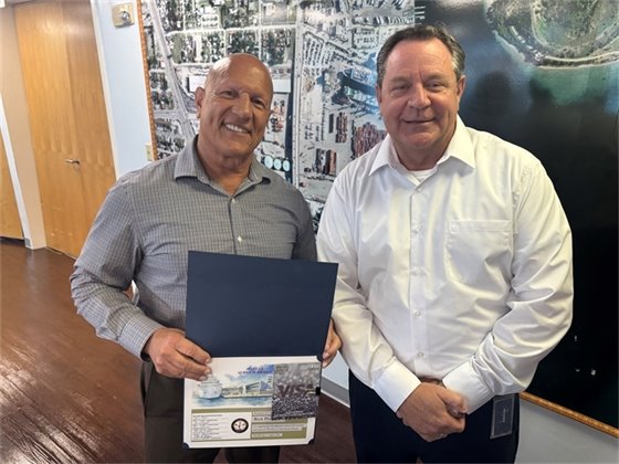 Director of Security Rick Placeres and Executive Director Michael Meekins