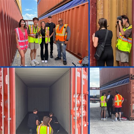 Defyfoos stduent project at the Port