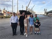 Photo of citizens who attended second port tour