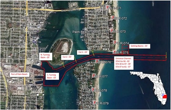 Photo of dredging area