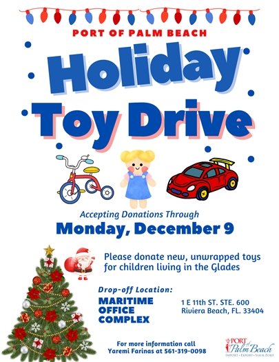 Holiday Toy Drive Flyer Front Page