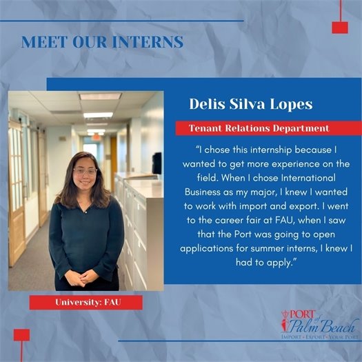 Summer Intern Delis Silva Lopes
