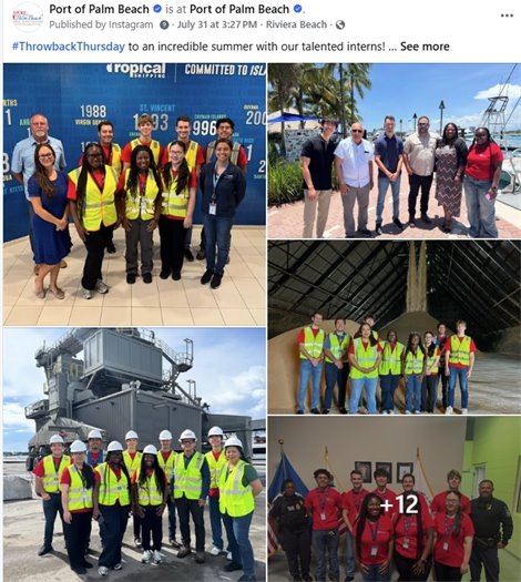 Port of Palm Beach Social Media Buzz