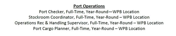 Tropical Shipping jobs