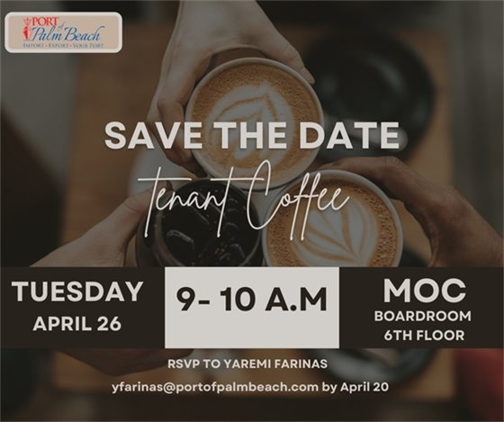 Tenant Coffee Save the Date