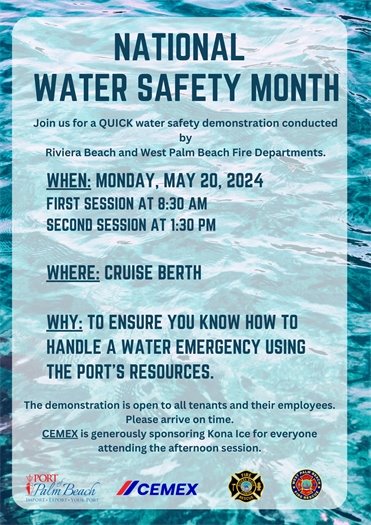 National Water Safety Month