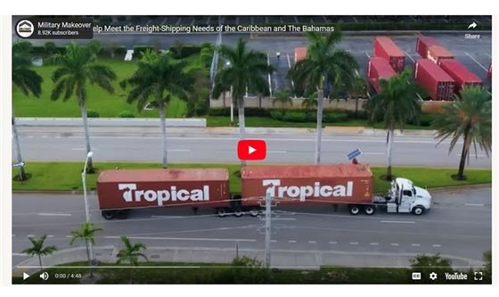 Screenshot from Military Makeover video