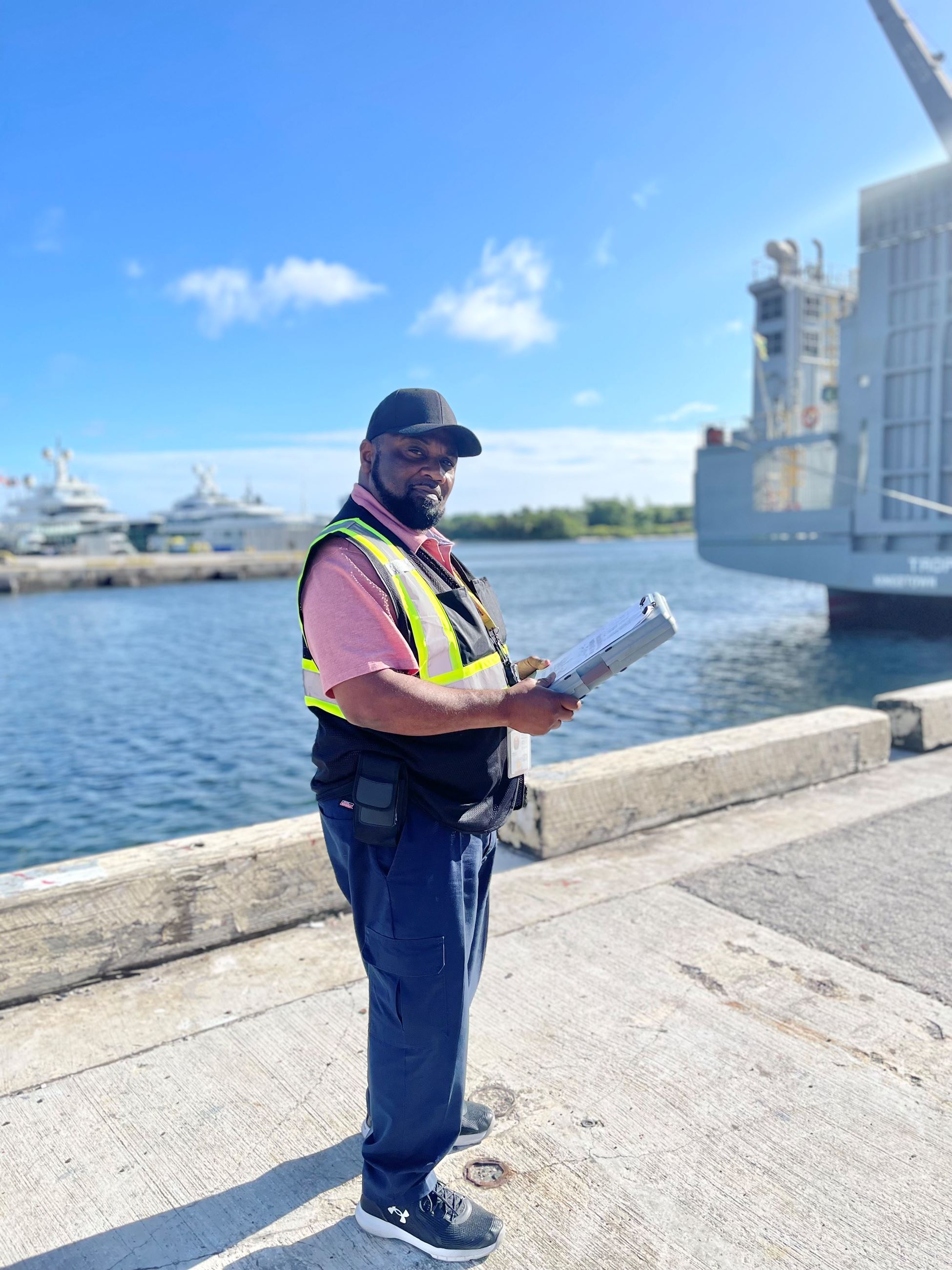 Port Duty Officer Peter Wright 